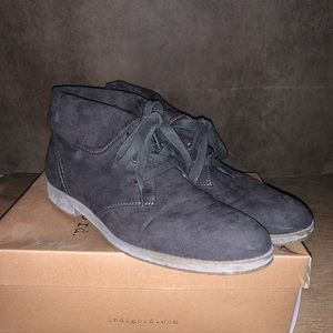 Indigo Rd. Dark Gray Ankle Boots